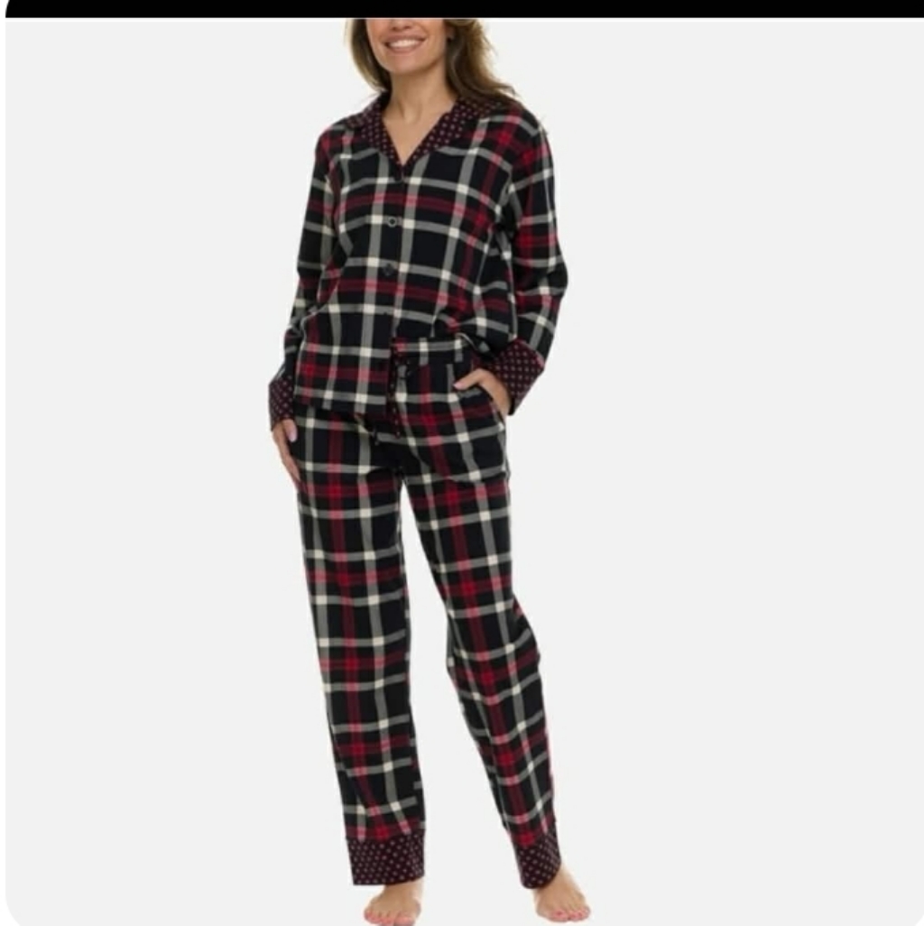 Vera Bradley Ladies Notch Collar Pj's Set